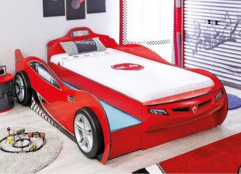 CARBED Кровать-машина Coupe с выдвижной кроватью Red 20.03.1306.00 в Чумаково - chumakovo.mebel54.com | фото