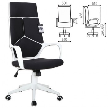 Кресло офисное BRABIX Prime EX-515 (черная ткань) в Чумаково - chumakovo.mebel54.com | фото